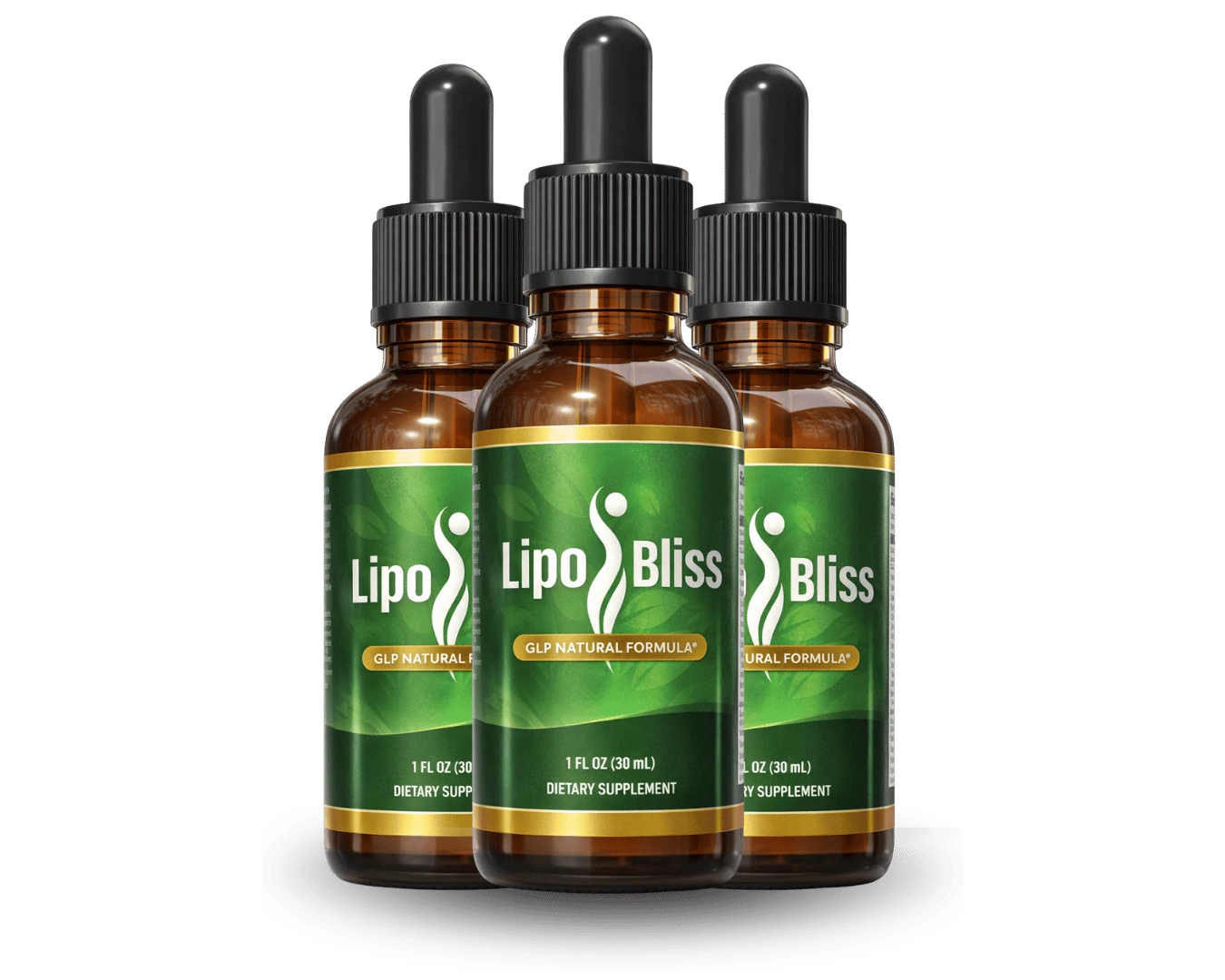 LipoBliss liquid drops three bottle pack